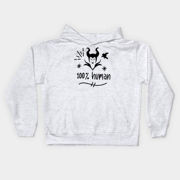 100 % human Kids Hoodie by jollydesigns